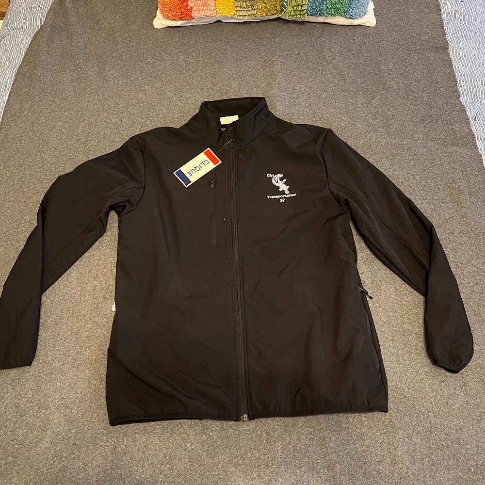THE CHI, SEASON TWO, CREW JACKET (Transpo), SIZE M, BLACK, BRAND NEW w/TAG